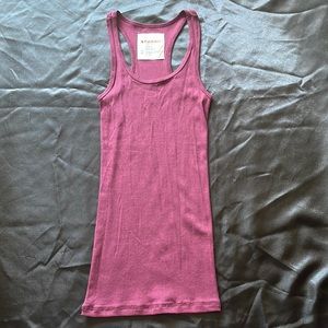 Maroon tank top